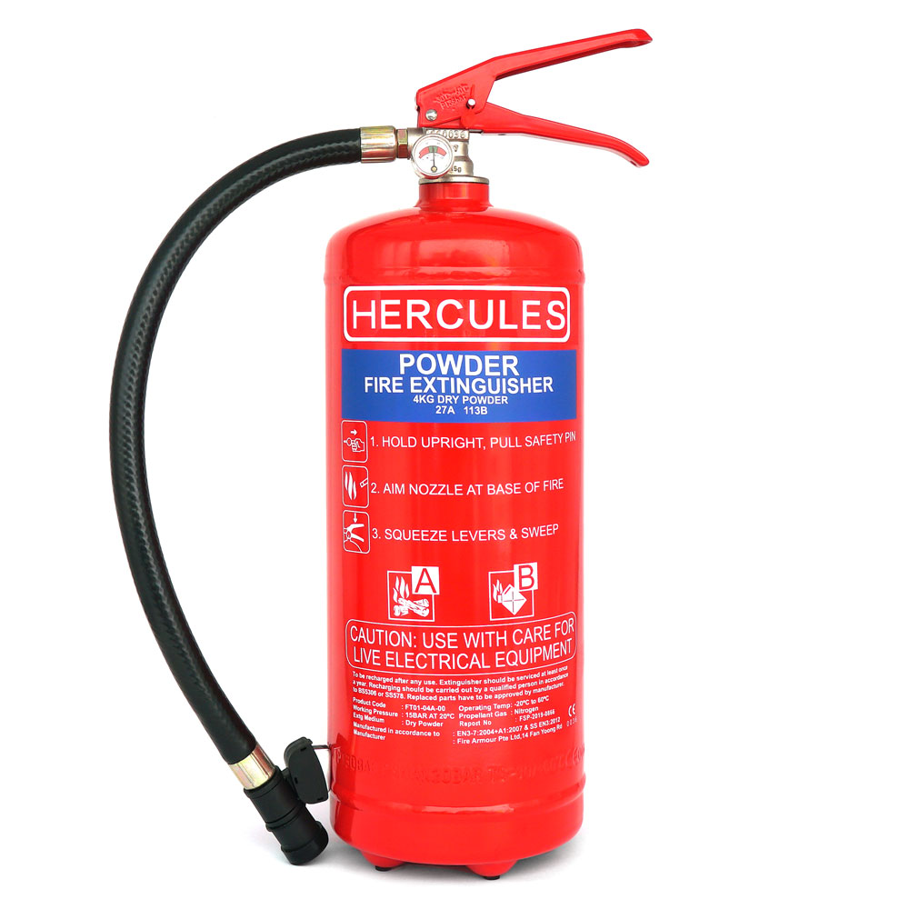 Fire Extinguisher Clean-Up: Dry Powder & Chemical, Wet Chemical & Foam
